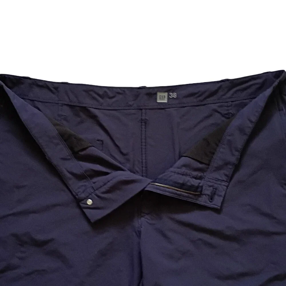 Gap Tech Shorts Men’s 38 Blue Stretch Nylon Active Outdoor Performance